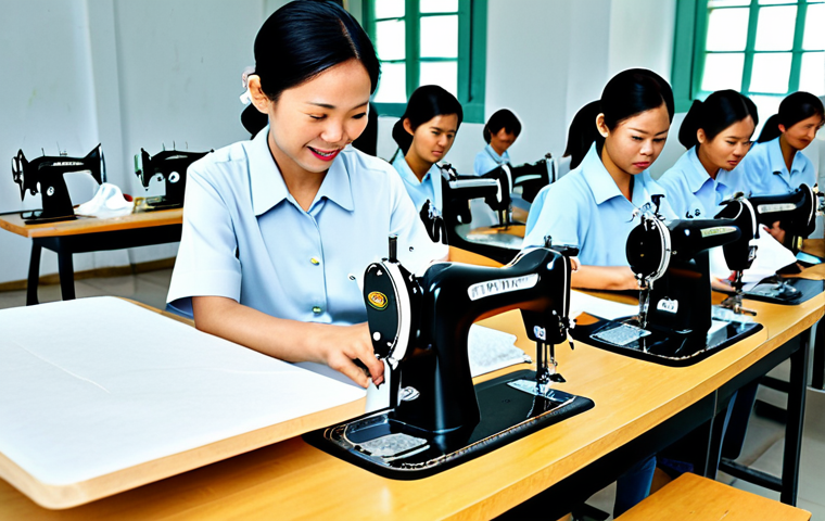 테크노피아의 사회적 안전망 - Empowering Women**

"A vocational training workshop in Vietnam, focusing on sewing skills, fully clo...